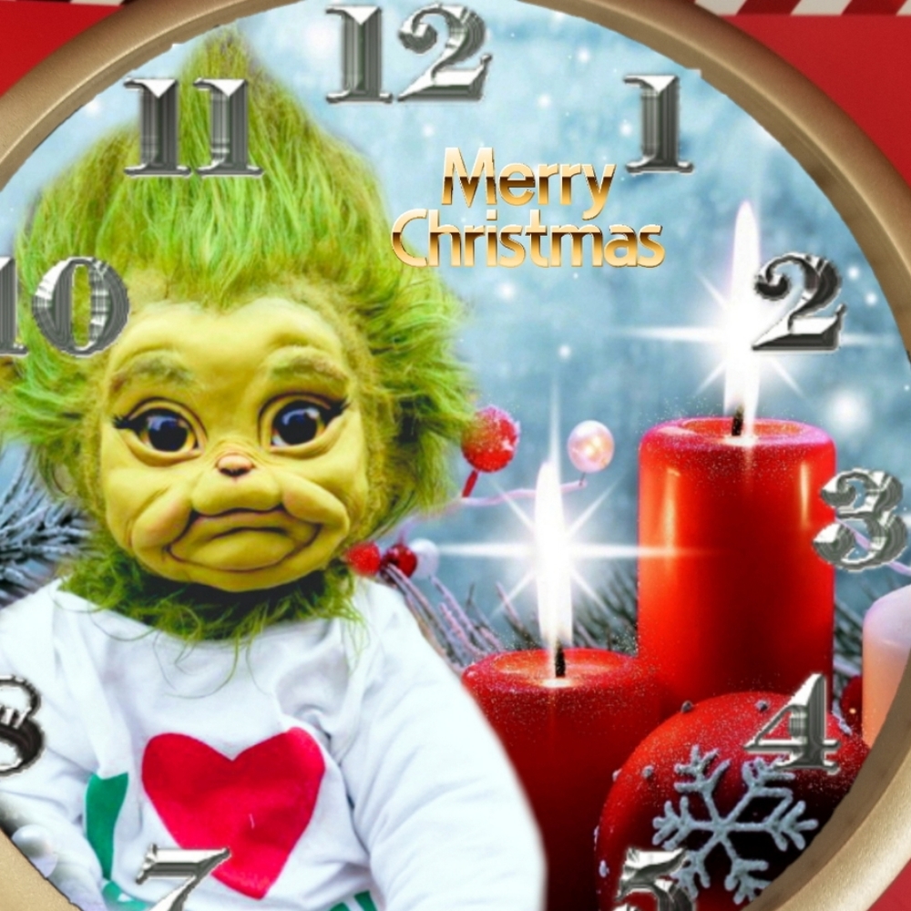 Sad Christmas baby grinch